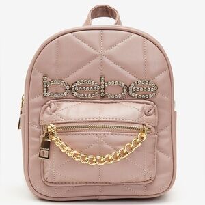 Bebe Zaza Mauve Backpack with Crystals BG13